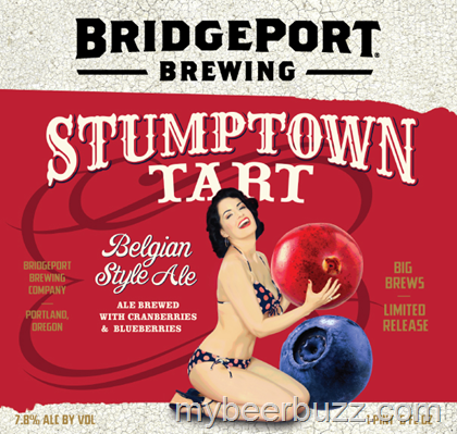 Bridgeport Brewing – Stumptown Tart Returns w/Cranberries & Blueberries
