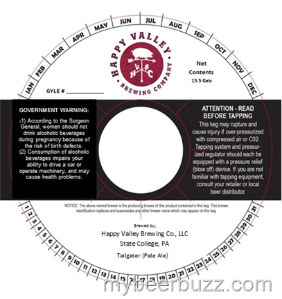 Happy Valley Brewing – Tailgater, Barnstormer IPA, Craftsman, Phyrst Phamily Stout, Stratus & S’Aint Misbehavin’