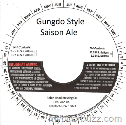 Robin Hood Brewing – Gungdo Style Saison, Hand Cannon Ale, Fershnickered, Stutely, Maypole & Ich Bin Ein Robinschlager