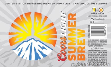Coors Light – Summer Brew Citrus Radler