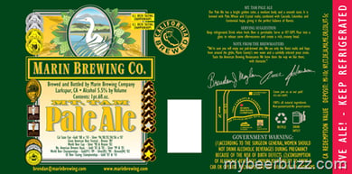 Marin Brewing – Mt. Tam Pale Ale
