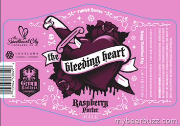 Grimm Brothers The Bleeding Heart Raspberry Porter Coming 2/1