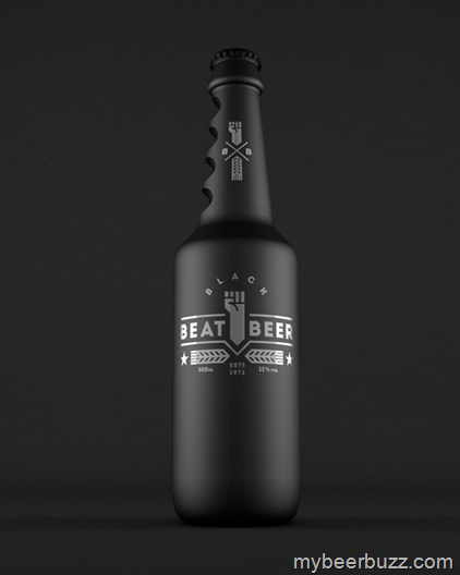 Beat Beer – Black – NEW Grip Bottle