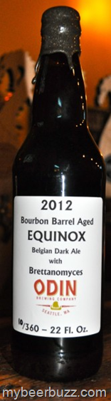 Odin Brewing Releases 2012 Bourbon Barrel Aged Equinox