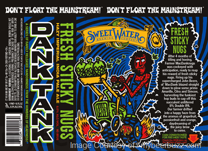 SweetWater – Dank Tank – Fresh Sticky Nugs 16oz Cans
