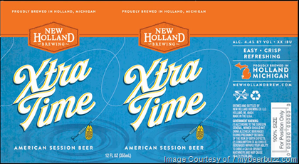 New Holland – Xtra Time, Mad Hatter & Hoptronix Cans