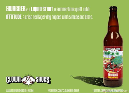 Clown Shoes Swagger Hoppy Red Lager Hits Shelves 7/18