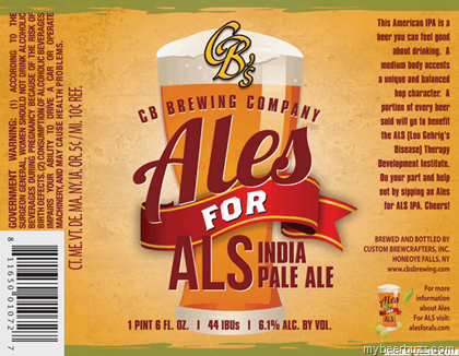 CB’s Brewing Creates New IPA For Ales for ALS Campaign