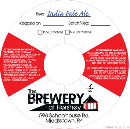 The Brewery at Hershey Prepares To Open w/IPA, Brown Ale, Hefeweizen & American Special Bitter