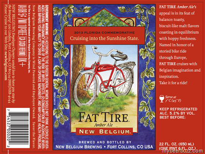 New Belgium – Fat Tire 2013 Florida Commemorative Label
