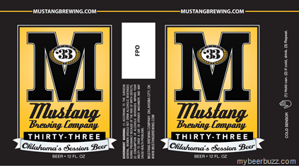 Mustang Brewing Thirty-Three & Washita Wheat 12oz Cans