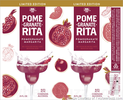 Bud Light Adding Pome-Granate-Rita, Lime-A-Rita, Pine-Apple-Rita, Grape-Fruit-Rita, Coco-Nut-Rita & Water-Melon-Rita 25oz Cans