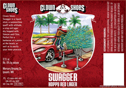 Clown Shoes – Swagger Hoppy Red Lager Coming In July
