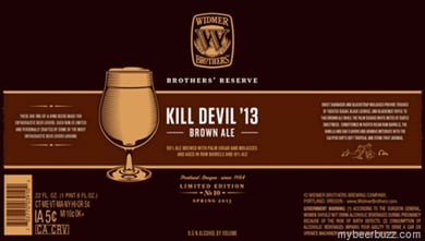 Widmer Brothers’ Reserve Kill Devil ‘13 Rum Barrel Aged Available Now