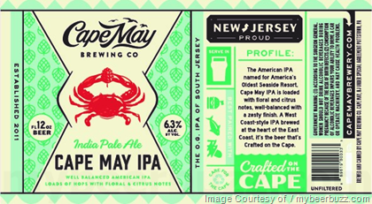 Cape May Brewing – Cape May IPA, Coastal Evacuation,Mop Water& Devil’s Reach Cans / Phantom Crew, City To Shore, Lady In Room # 10, White Caps & Higbee Bottles