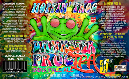 Hoppin’ Frog – Dankster Frog IPA