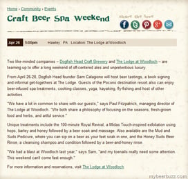 Dogfish Head’s Sam Calagione Heading To NEPA (The Lodge @ Woodloch 4/26)
