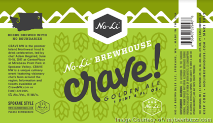 No-Li Brewhouse Collaborates with Chef Adam Hegsted and Crave NW