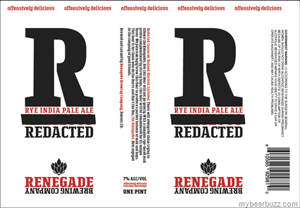 Renegade Renames Ryeteous IPA To Redacted IPA After Cease & Desist Letter from Sixpoint