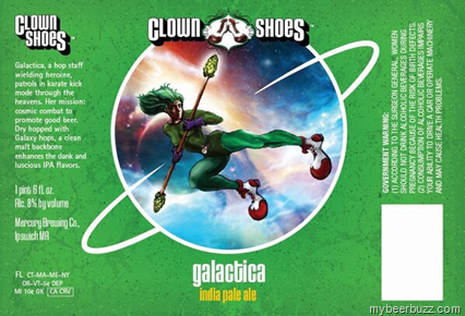Clown Shoes Galactica IPA Coming to 12oz 4-Packs Late March