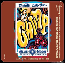 Blue Moon – Graffiti Collection Chimp Imperial Wheat Ale w/Cherries