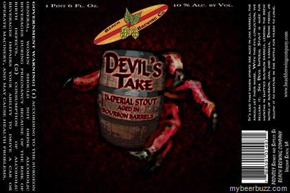 Beach Brewing – Devil’s Take Imperial Stout Aged in Bourbon Barrels