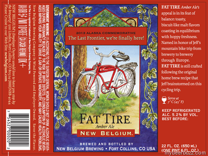 New Belgium – Fat Tire 2013 Alaska & Louisiana Commemorative Labels