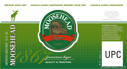 Moosehead Gets a Makeover -12oz Cans