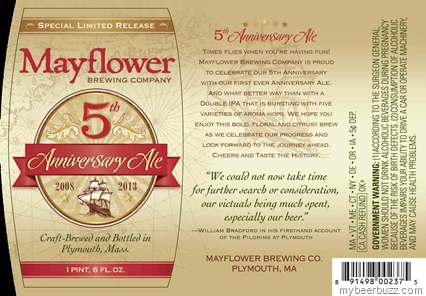 Mayflower 5th Anniversary Double IPA