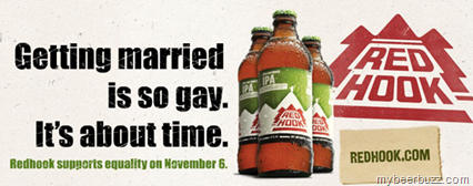 Redhook Supports Equality: “Getting Married is So Gay”