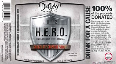 DuClaw H.E.R.O. 2012 Chocolate Chipotle Stout