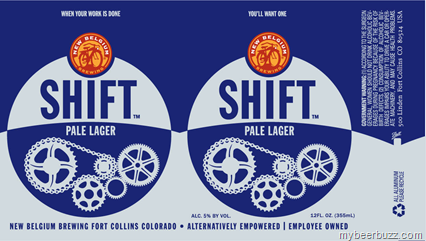 New Belgium – Shift Pale Lager Now in 12oz Cans