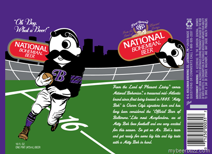 National Bohemian ( aka Natty Boh ) – Football Edition