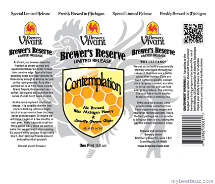 Brewery Vivant – Brewers Reserve Contemplation Ale