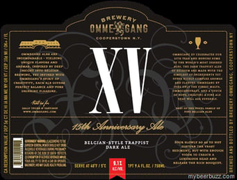 Ommegang XV–15th Anniversary Ale Trappist Dark Ale