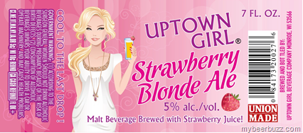 Uptown Girl Strawberry Blonde Ale (Rhinelander)
