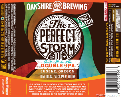 Oakshire The Perfect Storm Double IPA (Update)