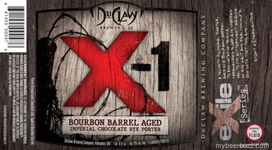 DuClaw X-1 Bourbon Barrel Aged Imperial Chocolate Rye Porter (Exile Series)