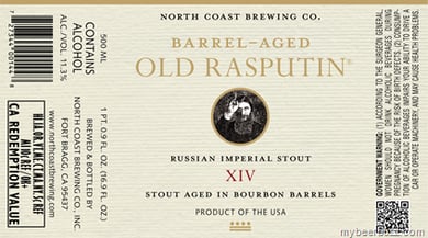 North Coast–Barrel-Aged Old Rasputin XIV