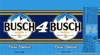 Busch & Busch Light Kevin Harvick NASCAR Cans