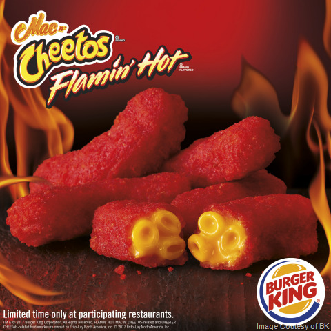 Do You Dare? BURGER KING® Restaurants and the CHEETOS® Brand Introduce Flamin’ Hot® Mac n’ Cheetos™
