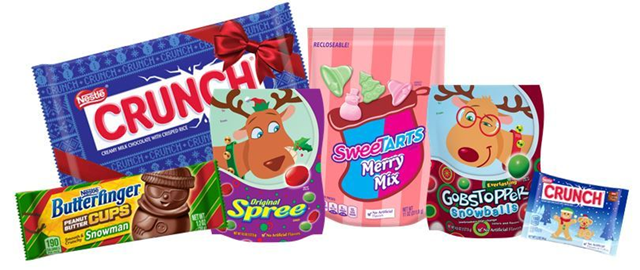 Cue the Jingle Bells and Get Your Stockings Ready: New BUTTERFINGER®, ORIGINAL SPREE® and Everlasting GOBSTOPPER® Seasonal Delights Are Here This Holiday Season