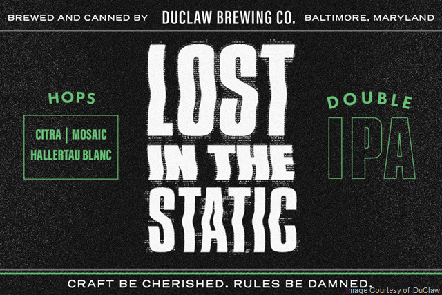 DuClaw Releasing Lost In The Static DIPA 16oz Cans