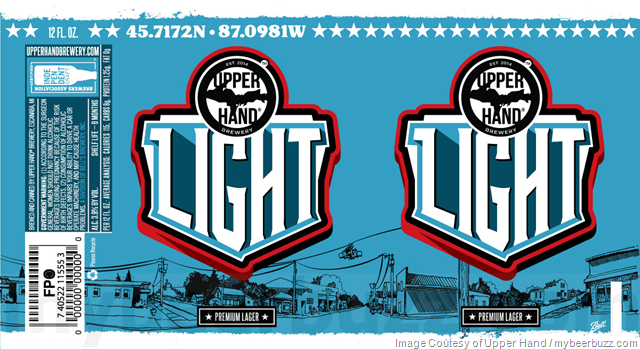 Upper Hand Brewery Adding Light Premium Lager Cans