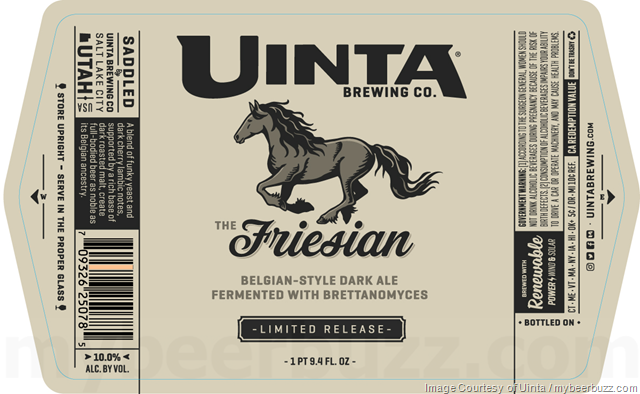 Uinta Brewing – The Friesian Belgian-Style Dark Ale