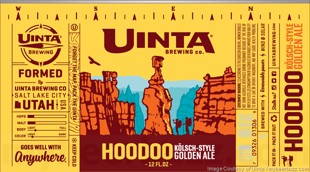 Uinta Brewing – Hoodoo Kolsch 12oz Cans