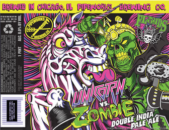 Pipeworks Brewing & 3 Floyds Collaborate On Unicorn vs. Zombie