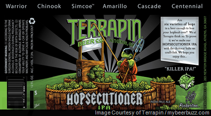 Terrapin Updating Hopsecutioner IPA 12oz Cans