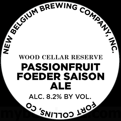 New Belgium Wood Cellar Reserve Passionfruit Foeder Saison