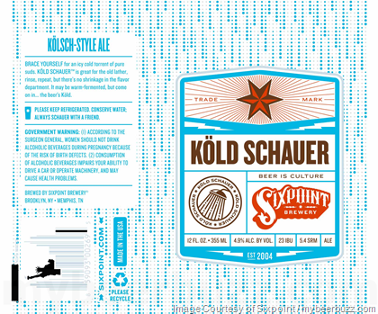 Sixpoint Adding New Köld Schauer Kölsch-Style Ale 12oz Cans